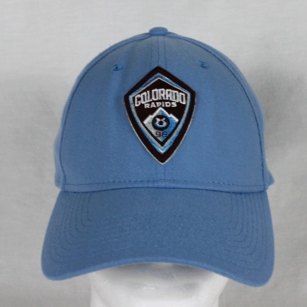 Colorado Rapids New Era 39Thirty MLS Soccer Blue Fitted Large/ X-Large Logo